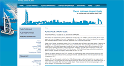 Desktop Screenshot of al-maktoum-airport.com